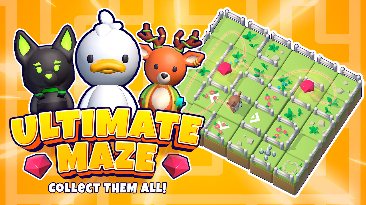 Image Ultimate maze! Collect them all!